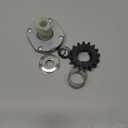 Starter Drive Kit 16 Teeth Drive Gear Compatible with Briggs & Stratton/Stens/Rotary Replace#: 497606 696541 435-859 9854