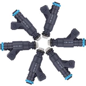 Motoforti 6pcs 0280156029 Flow Matched Fuel Injector for Ford Explorer 4.0L 2001-2002 for Ford for Ranger 4.0L 2001-2003 for Mercury Mountaineer 4.0L 2002 Long-Lasting
