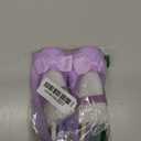 Toddler Flower Girl Dress Shoes - Little Girl Ballet Flats Bow Wedding Party (P13-patent Purple)