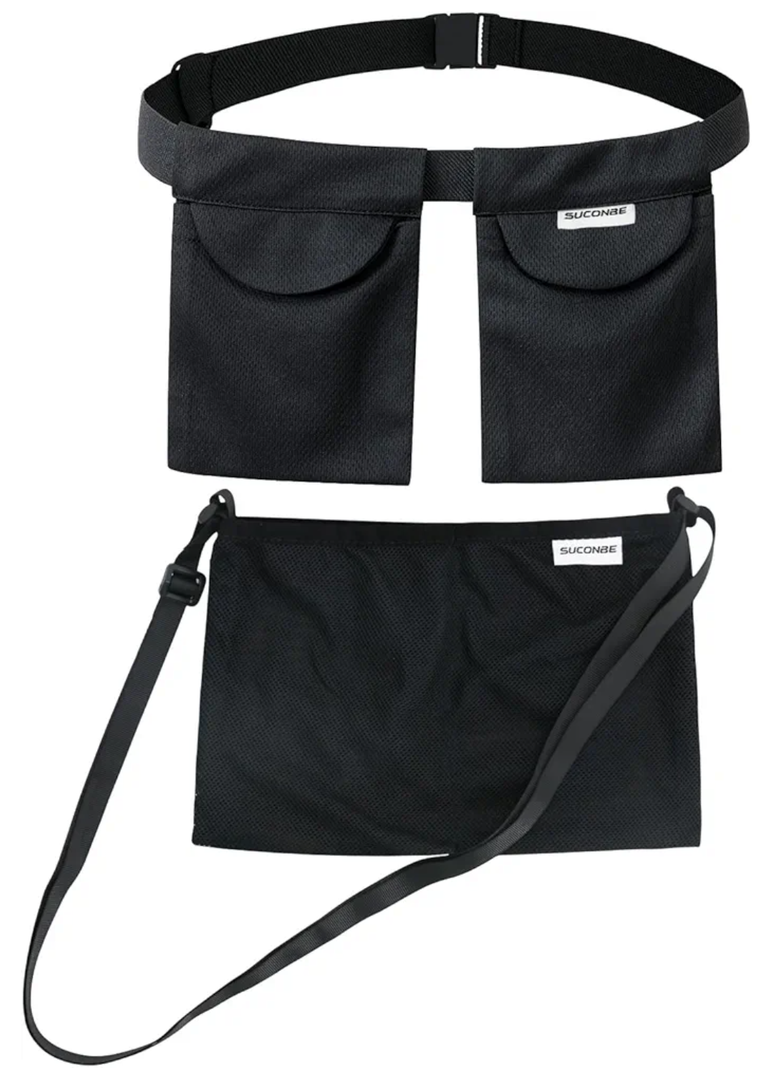 Adjustable Mastectomy Drain Holder Drainage Pouch with Shower Bag for Breast Surgery Mastectomy Breast Reduction Augmentation Post-Surgery Recovery Support Patient Care Kit (Black)