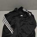 adidas Women's Essentials Warm-Up Slim 3-Stripes Track Jacket (Black) S