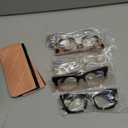 CCVOO 1.75 Reading Glasses for Women, Stylish Eyeglasses, Blue Light Readers for Women, Computer Eye Glasses, Cheaters