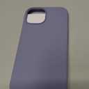 Compatible with iPhone 15 Case, Liquid Silicone Case, Full Body Shockproof Protective Cover [Soft Microfiber Lining], Slim Thin Phone Case for iPhone 15 6.1 inch, Lavender Gray