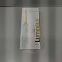 Lumineux Teeth Whitening Sonic Bamboo Electric Toothbrush for Adults - Includes 2 Soft Bristle Replaceable Bamboo Toothbrush Heads, Charging Station & USB Charge Cord - Rechargeable, Light Blue