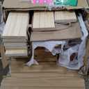 Mellow Naturalista Classic 16 Inch Solid Wood Platform Bed with Wooden Slats, Natural Pine, King