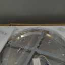 Modern 3-Tier Round Crystal Ceiling Light Fixture, 17.7 Inch Flush Mount Chandelier with 3 Color Temperatures (Warm/Neutral/White) Crystal Ceiling Lamp for Bedroom, Living Room, Hallway, Non-Dimmable (TX-Multi Color)