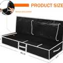 Christmas Gift Wrapping Paper Organizer Storage Bags,Plastic Container for Holiday Supplies & Accessories, Gift Bag Organizer, Under Bed Wrapping Paper Storage (Black)