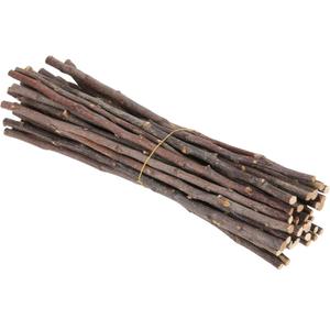 PATIKIL 36 Pcs 30cm Wood Log Sticks, Natural Wood Craft Sticks, Dried Wood Sticks Wooden Branches for DIY Crafts Accessory Decor Photo Props, Brown