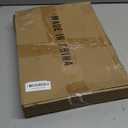 4 Pack - 16 inch Black Hidden L Shelf Bracket (1/5 Inch Thicked) Iron Floating Shelf Brackets Rustic Industrial Metal Brackets for Shelf Support