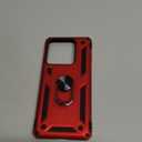 Korecase Military Case for Motorola Edge 2025 with Stand Ring,Full Body Shockproof Armor Heavy Duty Rugged Protection for Moto Edge 2025 5G Phone Case Red