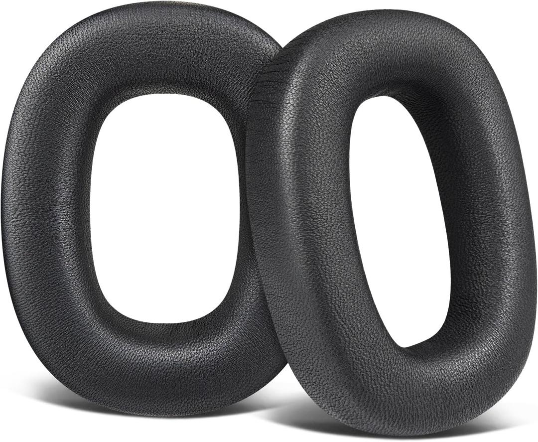 SOULWIT Lambskin Ear Pads Cushions Replacement for Bowers & Wilkins PX8/PX7 S2/PX7 S2e Over-Ear Headphones (Do Not Fit PX7), Earpads with High-Density Noise Isolation Foam - PX8 LS Black