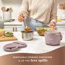 Crock-Pot 20oz Portable Electric Food Warmer, Personal Lunch Box Keeps Food Spill-Free & Warm, Ideal for Travel, Work, School, Car, On-the-Go, Dishwasher-Safe, Giftable, Blush Pink