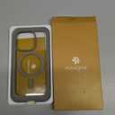 Miracase Magnetic for iPhone 15 Pro Case [Compatible with MagSafe] Full-Body Phone case with Built-in Glass Screen Protector& Camera Protector, Military Drop Proof 15 Pro Cover,Titan