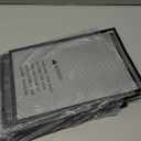 3 Tier Paper Letter Tray Organizer for Desk, Mesh File Folder Document Organizer with Handle for Home Office Supplies Desktop Accessories, Black