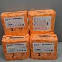 Pura Hypoallergenic Diapers, Size 3 (9-20 lbs) Monthly Pack, Overnight, up to 12 Hours Leak Protection, Suitable for Sensitive Skin, TCF, Super Soft Organic Cotton, 6 Packs of 26 (156 Baby Diapers)