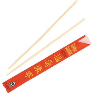 Royal Premium Disposable Bamboo Chopsticks, 9" Sleeved and Separated, UV Treated, Bag of 100