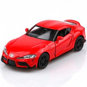 1/36 Scale Toyota Supra Toy Car,Toyota Diecast Car Model,Pull Back Toy Cars,Cars Gifts for Boys GirlsRed 1/36 Scale Toyota Supra Toy Car,Toyota Diecast Car Model,Pull Back Toy Cars,Cars Gifts for Boys GirlsRed