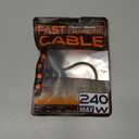 chubbycable Chubby 2.0 Fast Charging Cable Durable Soft Silicone USB C Cable 240W Extra Thick Charger Cord Compatible with iPhone 17-15 Series iPad, Black+Black, Type-C to Type-C, 3.3 FT