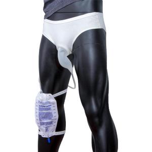 Mens Reusable Incontinence Underwear with Urine Bag Washable Protective Briefs for Mens Incontinence Large
