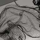 Diane Extra Large Cotton Triangle Hair Net for Salons, Home Styling, Curl Setting, Securing Hair in Place, and Protecting Hair While Drying or Sleeping