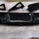 labwork Black Steel Rear Step Bumper Assembly Replacement for 1997-2004 Dakota Pickup CH1103104 with Mounting Bracket (Does Not Apply)