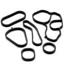 HAOTOM Oil Cooler Gasket Seal & Oil Filter Housing Gasket Set Compatible for Mini Cooper Countryman Paceman 2007-2016 11428643747 11428643758 11427557010