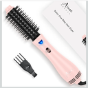 Hair Dryer Brush Blow Dryer Brush in one, Aima Beauty 1.25'' Round Brush Blow Dryer Ionic Hot Air Brush Styler Volumizer with Ceramic Coating & Tufted Bristles for Smooth and Shiny Blowout, Pink