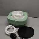 Portable Washing Machine, Foldable Mini Washer 6.5L Capacity Spin Dryer 100-240V Voltage Home Apartment Camping Green