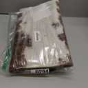 Exquisite Cowhide Rug, 4.6 x 5.2 ft Faux Cowhide for Living Room Bedroom, Cow Print Rug for Wall, Non-Slip, Camel White