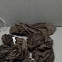 NAISI Couch Cushion Covers 3 Pieces Velvet Stretch Sofa Seat Covers or Backrest Covers Soft Individual Couch Covers for Sectional Sofa(3 Pcs for 3-Seat Cushion, Brown)