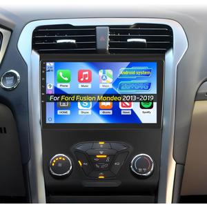 [2+64G] Car Radio for Ford Fusion Mondeo 2013-2019 with Wireless Carplay and Android Auto - 9 Inch Touchscreen Android Car Stereo - DSP/Multiple UI/WiFi/GPS Navi/SWC + AHD Backup Camera