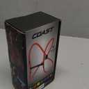 COAST LH150 Rechargeable LED Hi-Vis Lighted Vest, 6+ Color Modes, Reflective, Ultralight, One Size Fits Most