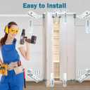Bifold Door Hardware Repair Kit - 2 Pack Bi-fold Sliding Closet Doors Replacement Parts Include Top & Bottom Bracket, 3/8" Pivot, 7/8" Guides Wheel, for Folding Pocket Door Accordion