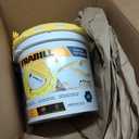 Frabill 4825 Insulated Bait Bucket with Built in Aerator , White and Yellow, 1.3 Gallons