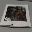 hogardeck Christmas Tree Topper, Glittered Silver 8-Pointed Star Tree Topper for Christmas Treetop, 20 LED Timer Sparkling Tree Toppers for Christmas Tree Decorations