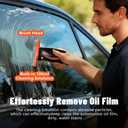 KEHOO 2026 New Handheld Glass Oil-Film Remover, Glass Oil Film Remover for Car, Glass Emulsion Cleaner Cleaning Board, Automotive Oil Film Cleaning Brush for Car Windows