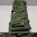 YTYC 29x59 Inch Bath Towels Set of 6 Large, Super Soft Lint Free Lightweight Microfiber Shower Towels for Bathroom 80% Polyester (Olive Green, 6 Piece)