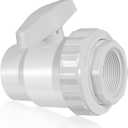 SP0722 Trimline 2-Way Ball Valve, 1-1/2" FPT, Plastic Non-Corrosive Valves - Max.50 psi Pressure Rating