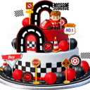 31 PCS Racing car cake decor Race Car Cake Topper Cars Cake Topper Car Birthday Party Decor