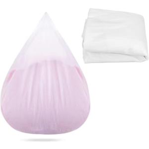 Bean Bag Chair Liner, Stocking Inner Liner for Bean Bag Cover, No Filler, Net Inner for Polystyrene Beads (Small)