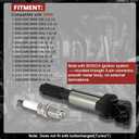 UF522 Ignition Coil Pack and Iridium Spark Plugs Set of 6 Compatible with 2001-2008 For BMW 320i 325Ci 325i 325xi 330Ci 330i 330xi 525i 530i 760i 760Li M3 X3 Z3 Z4 2.2L 2.5L L6,Replace#,UF515