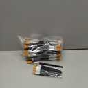 Crtiin 60 Pcs Paint Brushes for Acrylic Painting Paint Brushes Bulk Artist Brush for Craft, Watercolor, Oil Painting (Black,1 Inch)