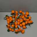 WILLBOND 15 Clusters Artificial Mini Orange Simulation Decorative Tangerine Kitchen Table Fake Orange Realistic Artificial Fruit Bowl Tray Faux Fruit for Home Party Kitchen Festival Decor