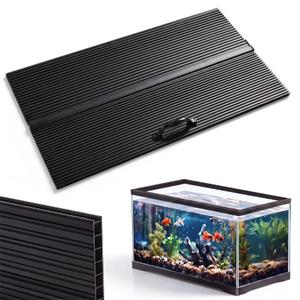 Sieral Aquarium Lids Canopy Set, 30 x 12 Inch, Black, 1 Pcs