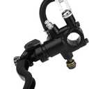 Keenso Front Brake Master Cylinder, 22mm 7/8" Universal Motorcycle Round Hydraulic Brake Cylinder Master Clutch Lever(Front Left)