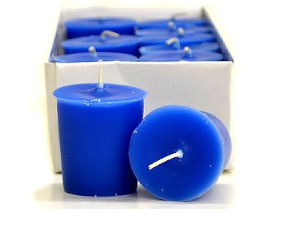 Candle Charisma Fresh Touch Scented Votive Candles - 10 Hour Burn time - Set of 24 for Dinner, Wedding, Halloween and Holiday Decorations