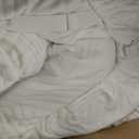 ELEMUSE 4 Inch Gel Memory Foam Mattress Topper Queen Size Pressure-Relieving Mattress Topper for Back Pain,Non-Slip Design with Removable & Washable Cover, CertiPUR-US (White)