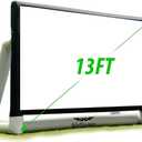 New 2022 Sewinfla Upgraded Airtight Inflatable Movie Projector Screen 13Ft- No Need to Keep Inflating - Supports Front and Rear Projection