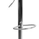 RAJCHAIR Bar Stool Chair Leg Replacement - 2 Piece | Accessories with Footrest Repair Parts for Counter Height Stool, Steel, Screw, Kitchen, Doctor Stools | Hole 10 x 10 cm | 4-Hole Plate