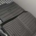 LUCKEASY Compatible with ZEEKR 001 Floor Mats Cargo Liner Trunk Mat TPE WP Foot Pad Left Hand Drive Interior Accessories(ZEEKR 001 LHD 6PCS)